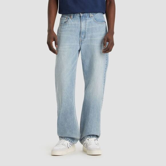 Levi's -  Men's 565 Loose Straight Fit Jeans - Light  Light Blue Denim - Picture 1 of 3